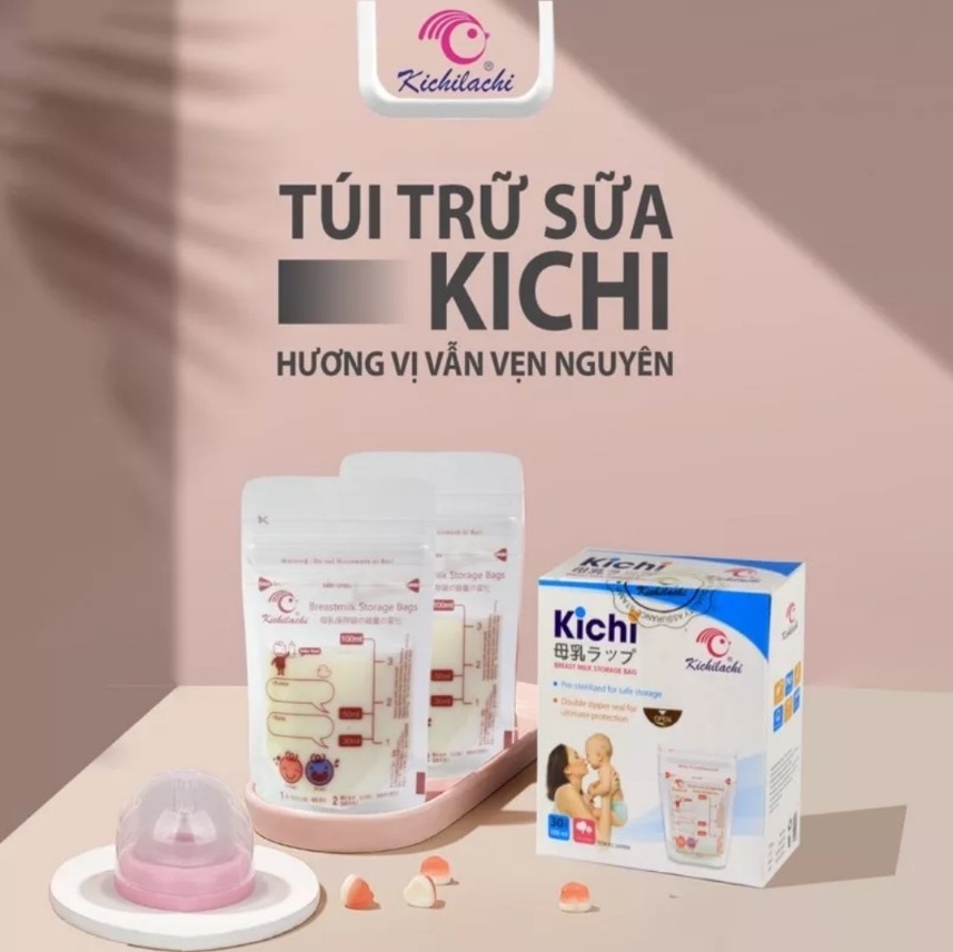 Túi Trữ Sữa Kichi 100ML 30 gói