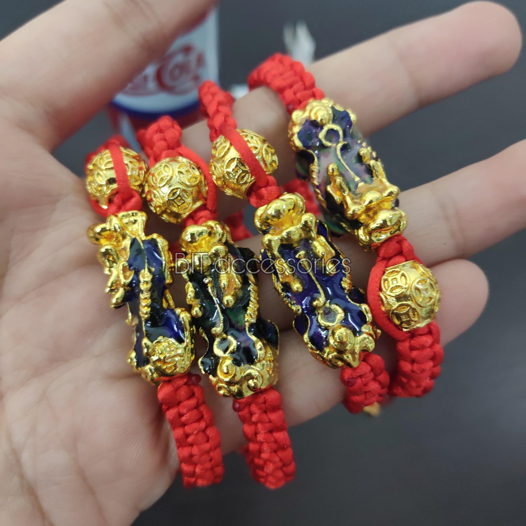 Vòng tay Tỳ Hưu vàng Ngũ sắc