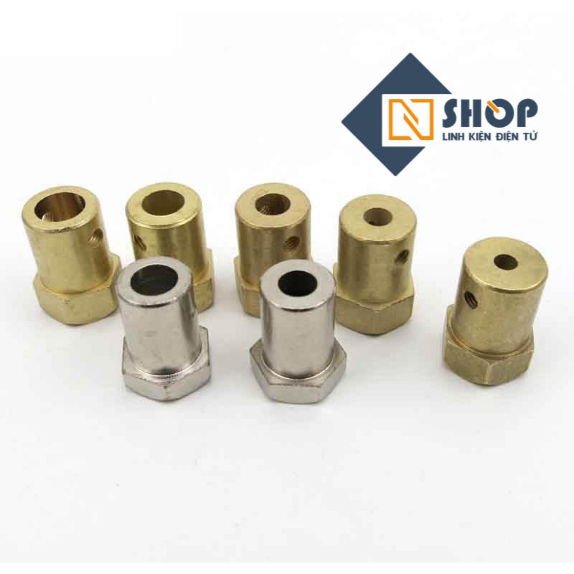 Khớp nối lục giác trục 8mm (Khớp bánh xe)