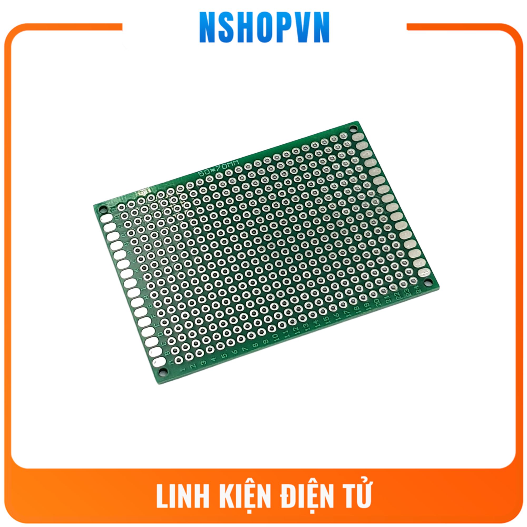 2 Test board hàn, Bản mạch hàn 2 mặt 5x7cm sợi thủy tinh