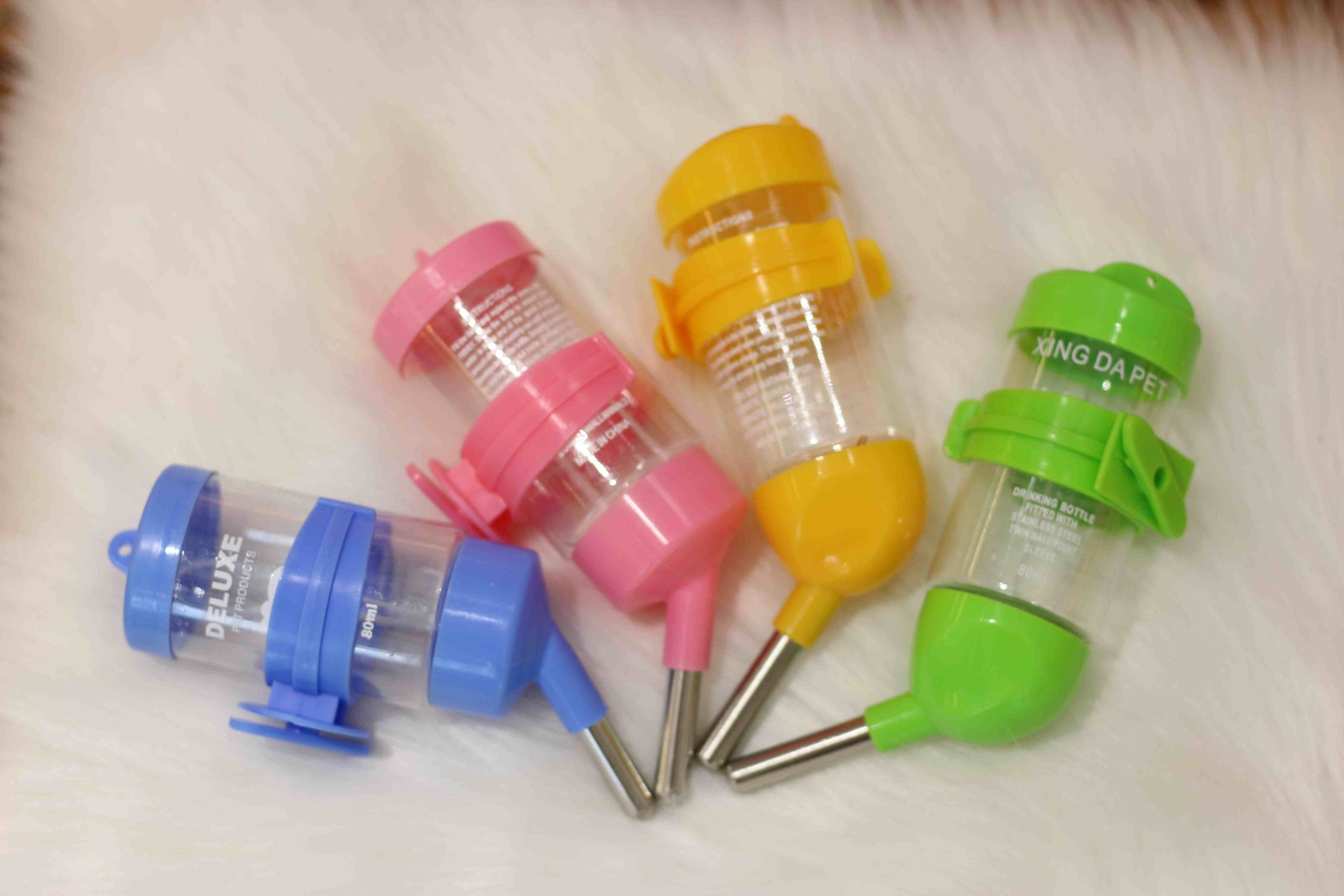 Bình nước hamster, nhím kiểng, 80ml,125ml,250ml