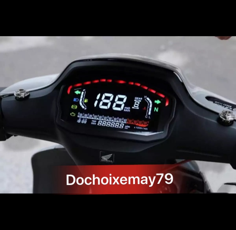 Trọn bộ đồng hồ điện tử Ducati gắn Wave kèm bợ cổ