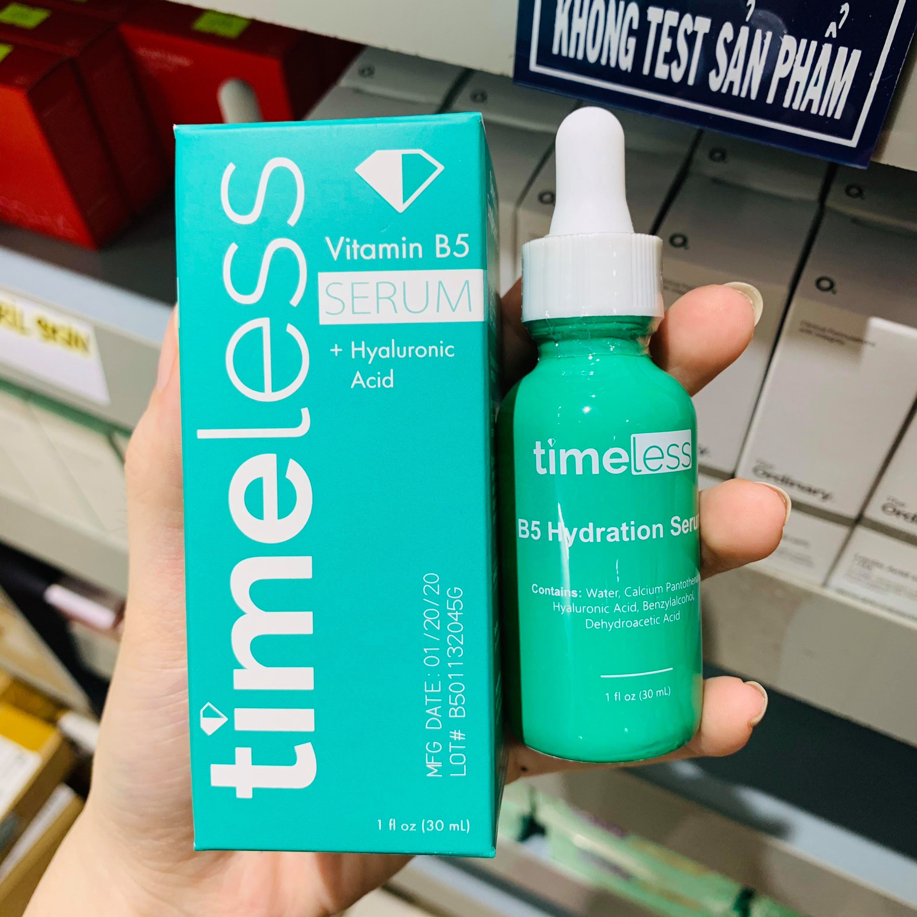 [HCM]Serum phục hồi da Timeless Vitamin B5 Hydration (30mL)