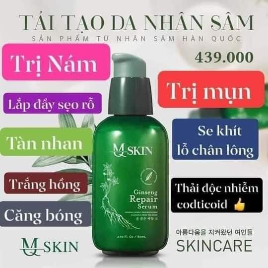 Thay Da Nhân Sâm Mq Skin[Chính Hãng]