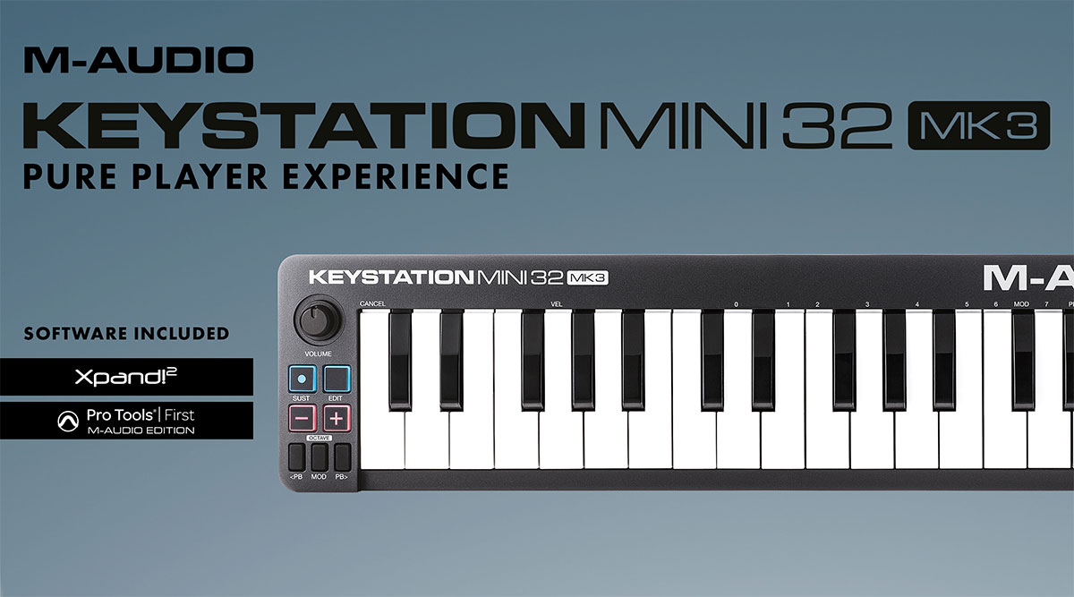 M-Audio Keystation Mini 32 MK3 32-key Keyboard Controller