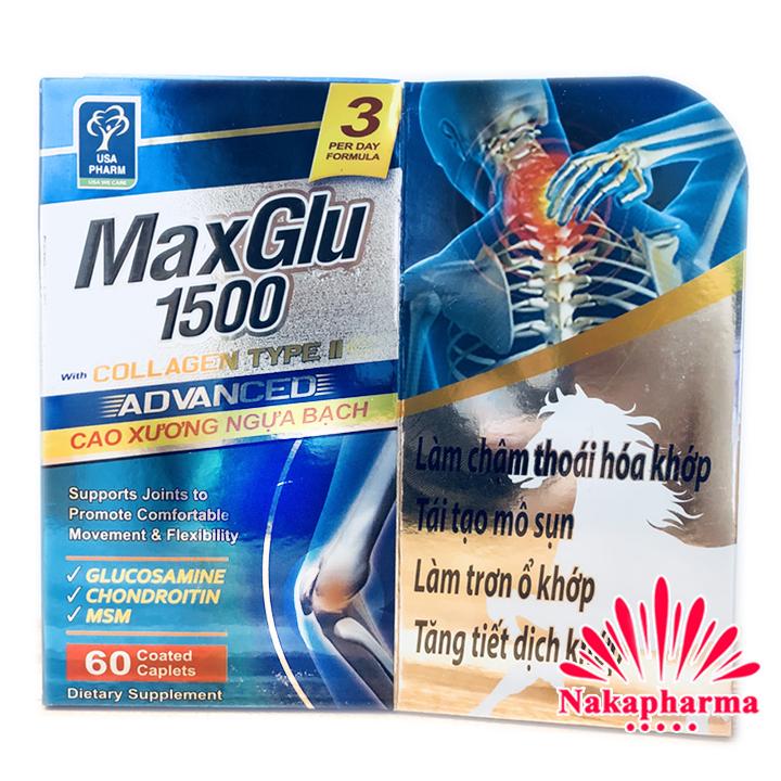 Cao Xương Ngựa Bạch Maxglu 1500 – Giúp tái tạo mô sụn, làm chậm thoái hóa khớp, giảm đau xương khớp