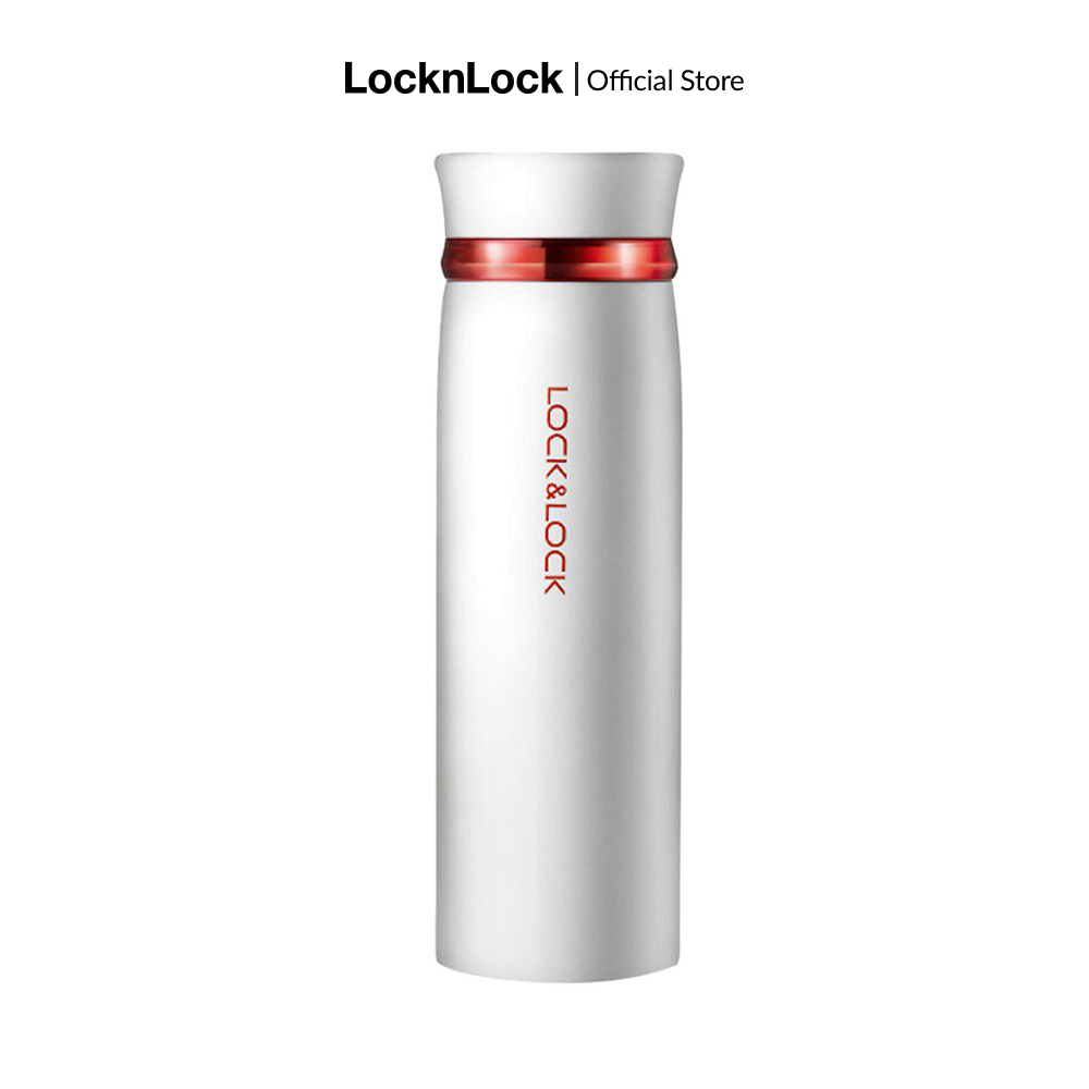 Bình Giữ Nhiệt Lock&Lock Feather Light 450Ml Lhc4131Wr(Trắng)