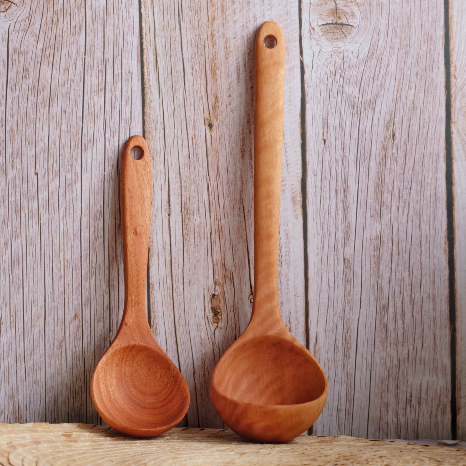 Bộ 2 Vá canh gỗ tự nhiên