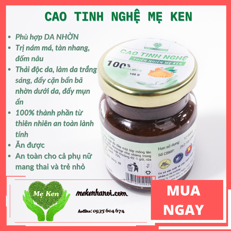 Cao tinh nghệ Mẹ Ken 100gr