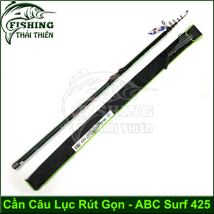 Cần Câu Lục Xa Bờ Rút Gọn ABC Surf Scud Strong 4m25 Tải Mồi Đến 250g
