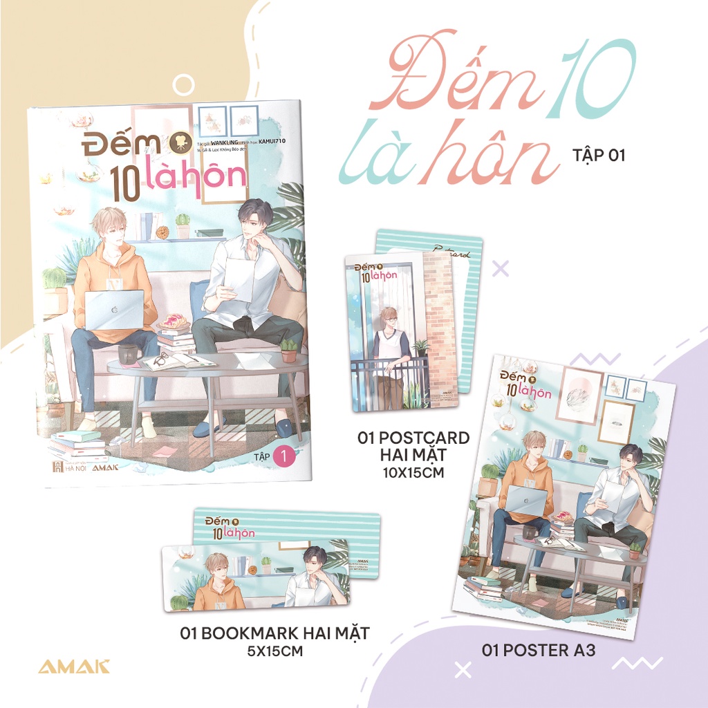 Sách - Đếm 10 Là Hôn (Cập nhật các tập)