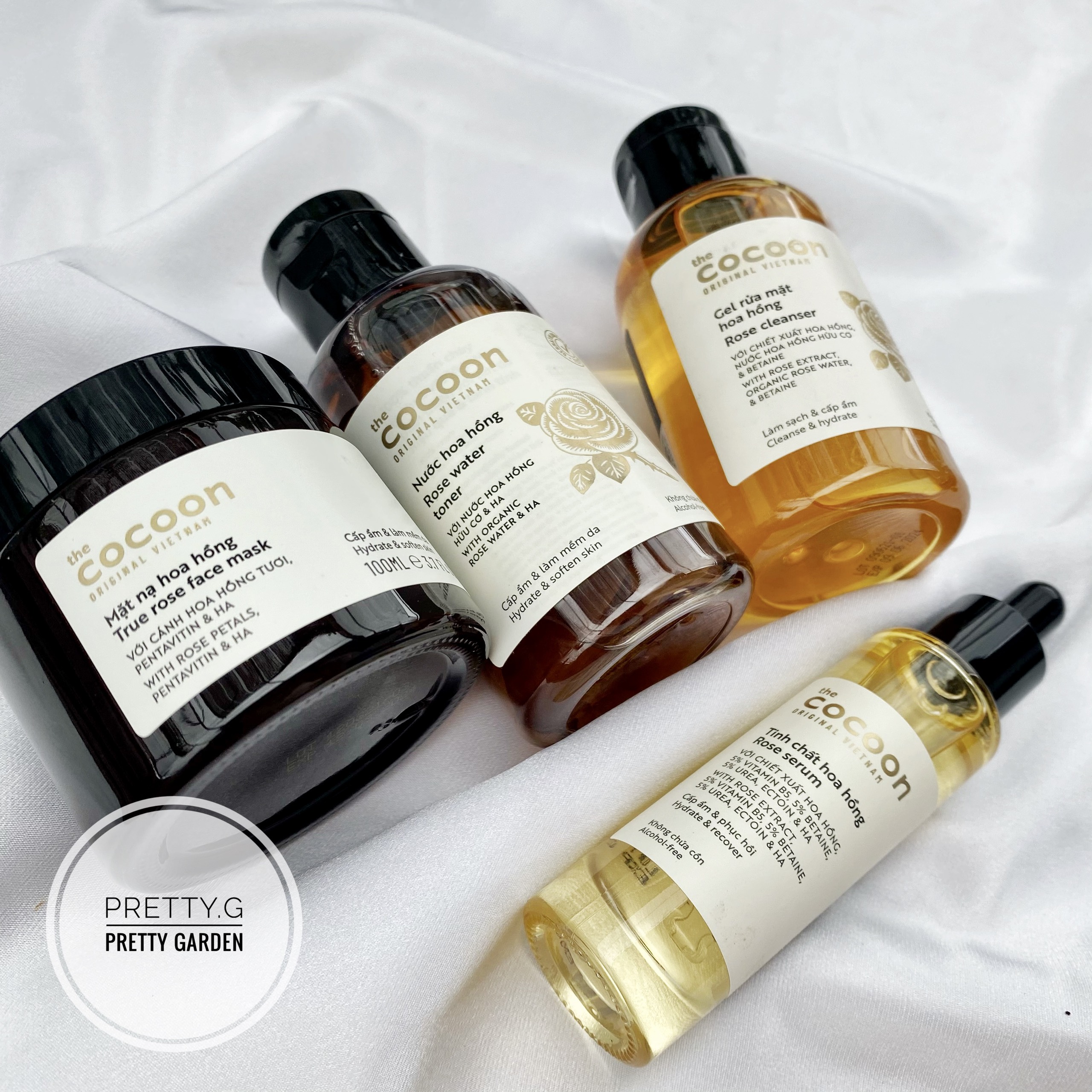 Mặt nạ hoa hồng Cocoon cấp ẩm & làm mềm da 100ml