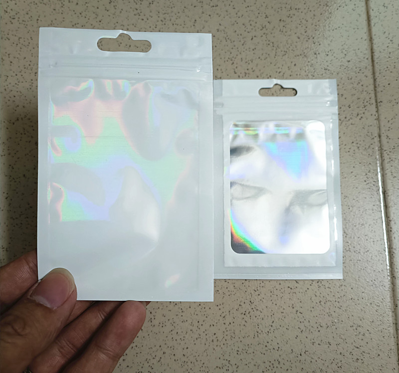 ( HÀNG NHẬP) Túi zip hologram 3 màu 50-100 cái