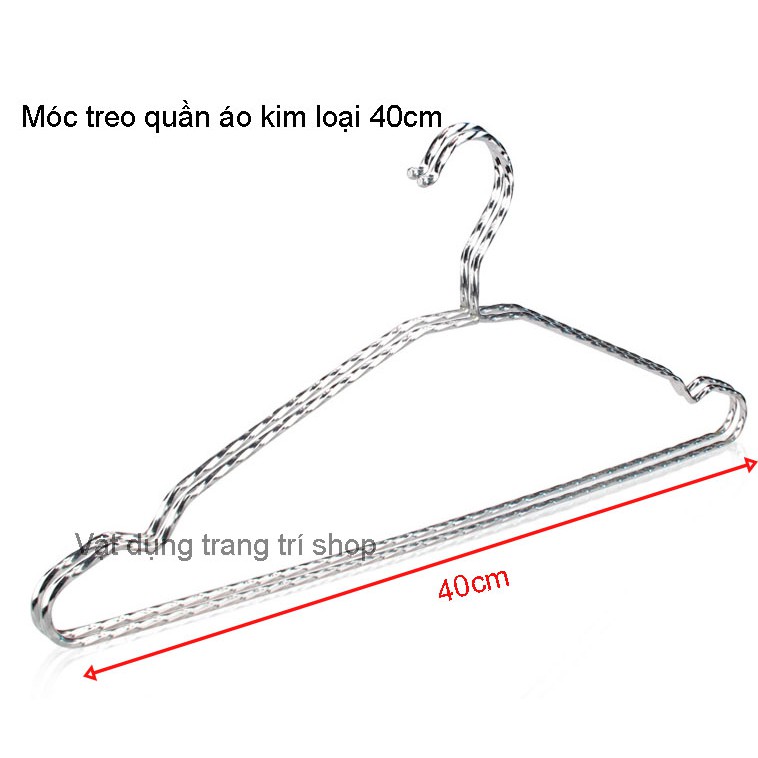 Móc Kim Loại Dây Xoắn 40cm ( bộ 10 móc )