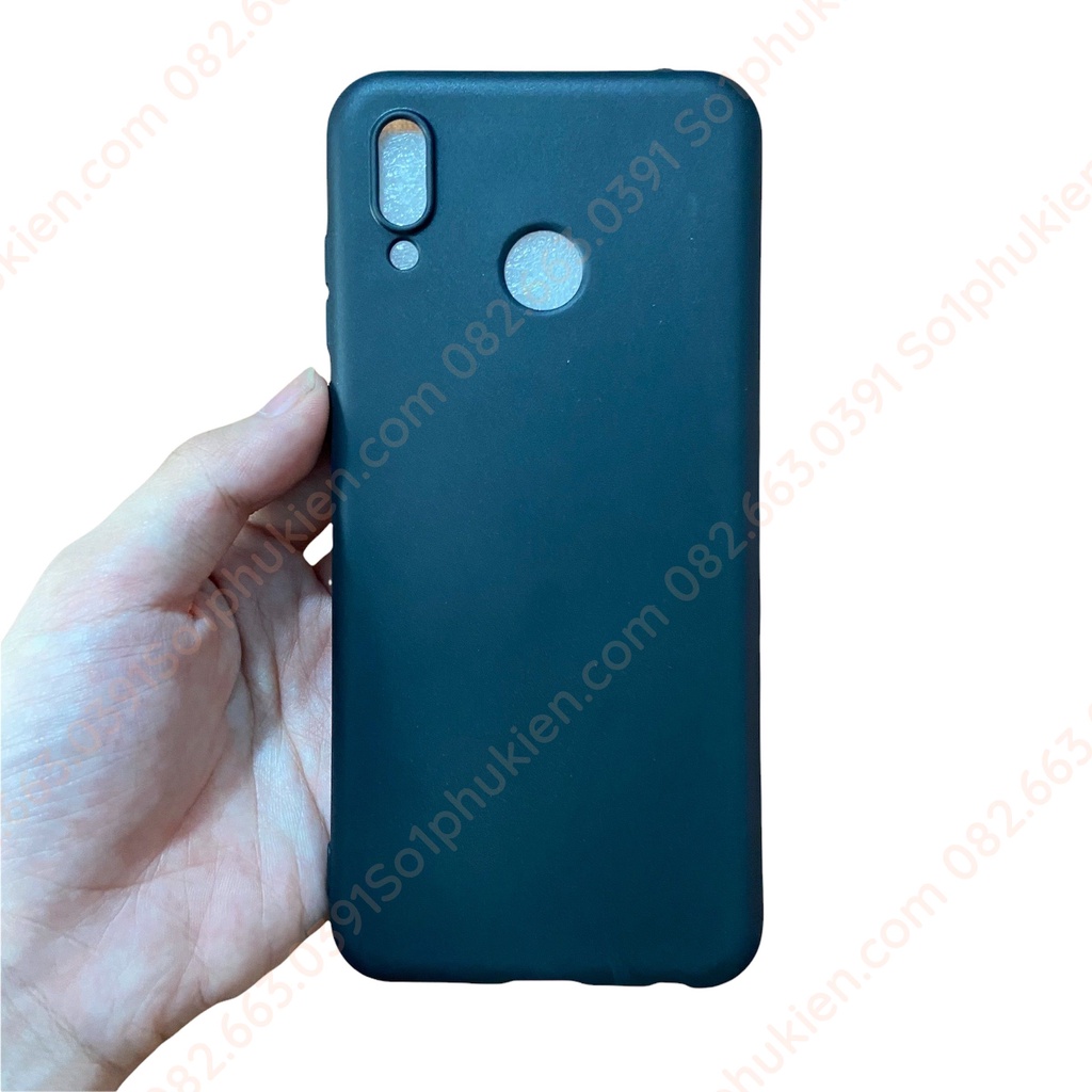 Ốp lưng Honor play dẻo đen trơn