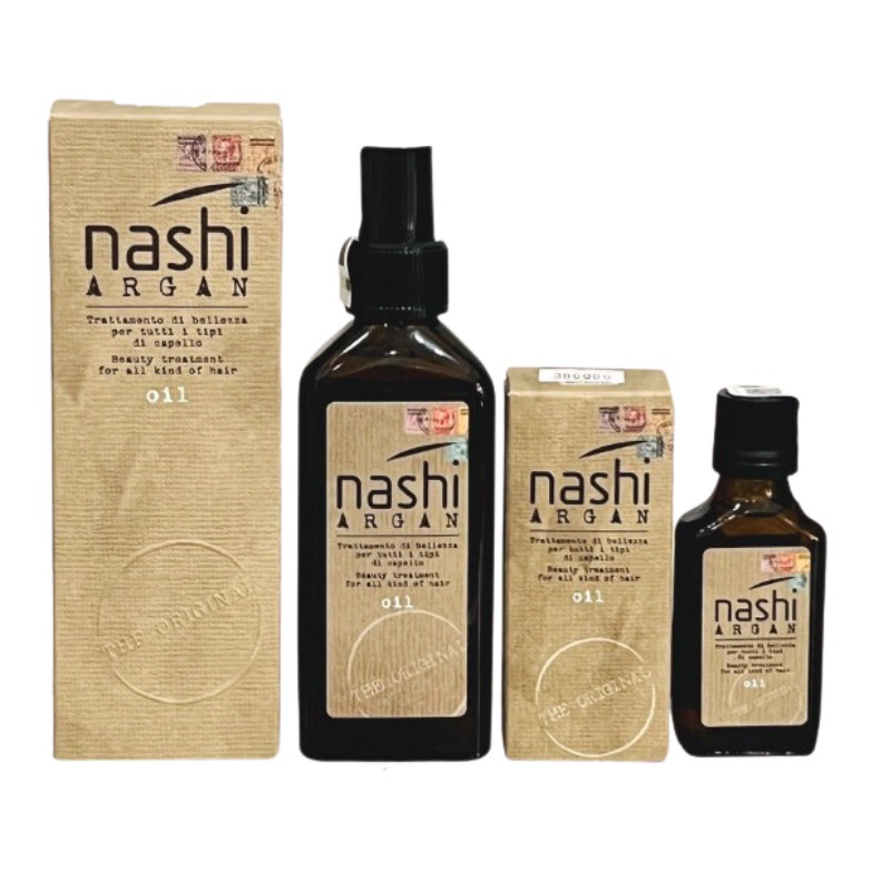 [+Tặng mũ trùm] [VAT] TINH DẦU DƯỠNG TÓC NASHI ARGAN OIL 30ML100ML