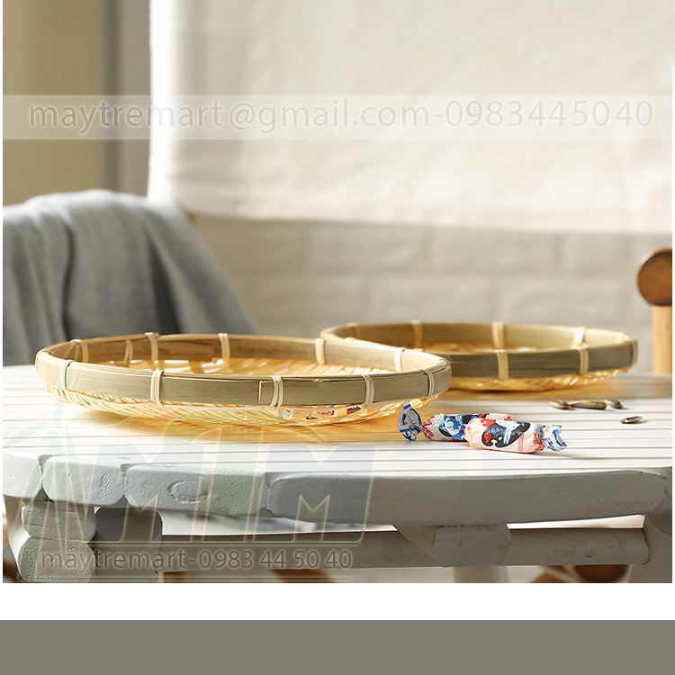 Mẹt tre, đĩa tre trắng