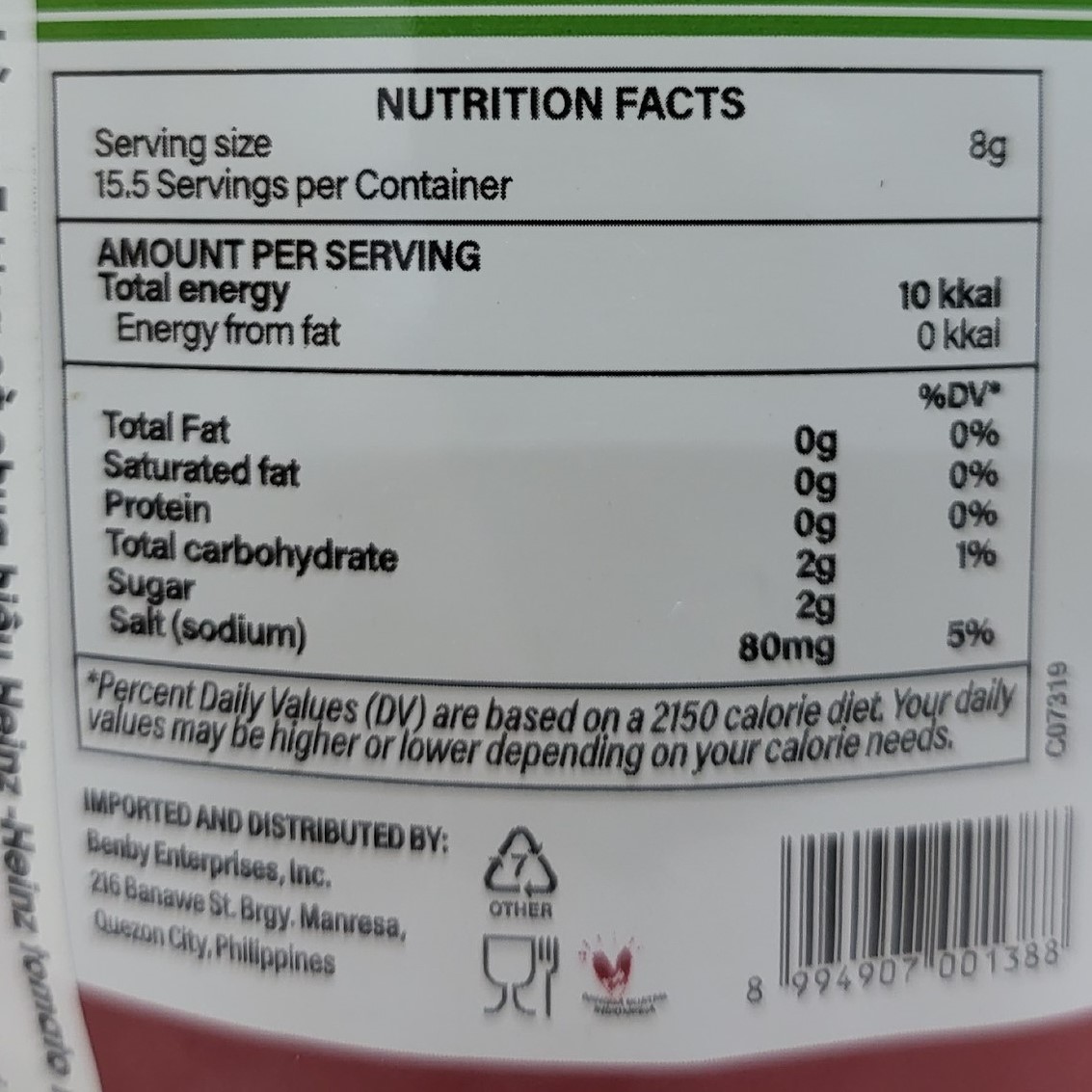 HEINZ (túi CÀ nắp vặn 125g) TƯƠNG CÀ CHUA Tomato Ketchup (HALAL)