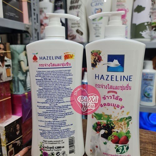 Sữa tắm Hazeline Thái Lan Trái Cây 1200ml