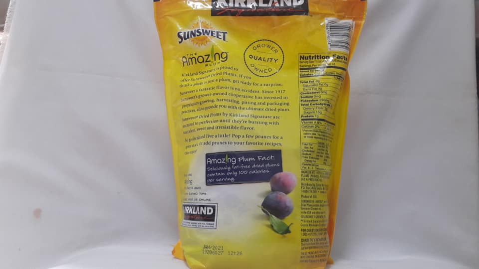 [HCM]Mận sấy Sunsweet Kirkland - Mỹ (1.590g)