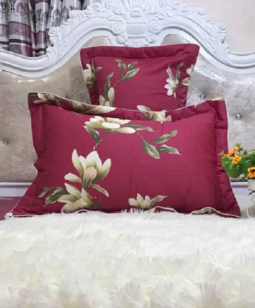 (FreeShip MAX) Combo 2 Ruột Gối Kèm Vỏ Gối (Ép Chân Không)
