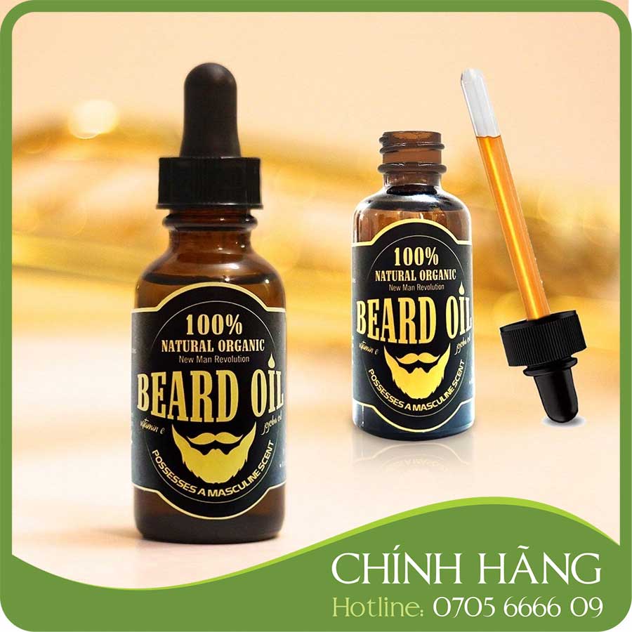 Dầu dưỡng Beard Oil 20ml Dầu Dưỡng Râu, Dưỡng ẩm da