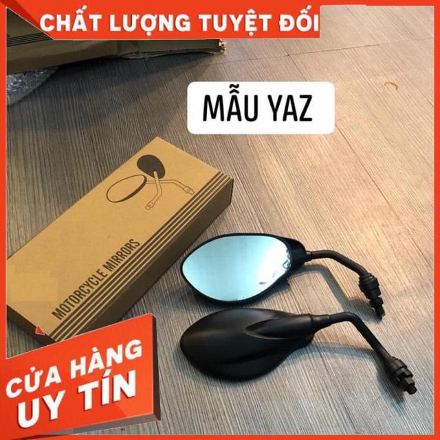 Kiếng chiếu hậu mẫu Yaz CRG gắn cho mọi loại xe-Gương chiếu hậu chân 10Ly giá hạt dẻ