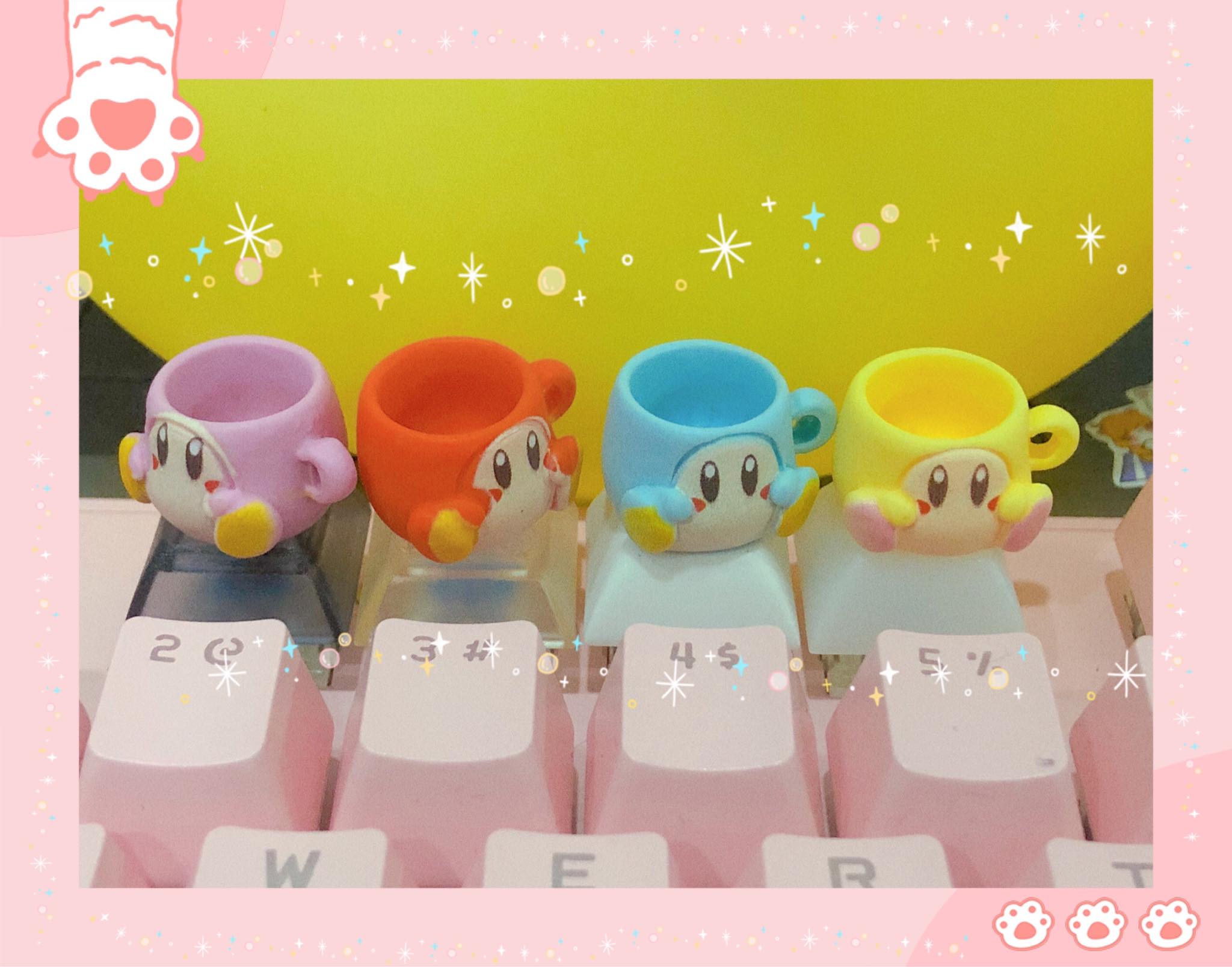 Keycap Ly hoạt hình Kirby