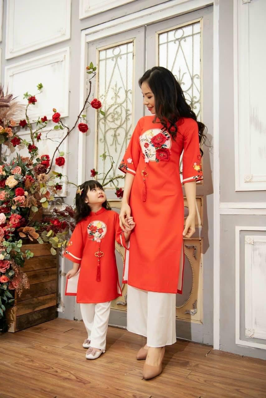 Áo dài cách tân tết mới 2021