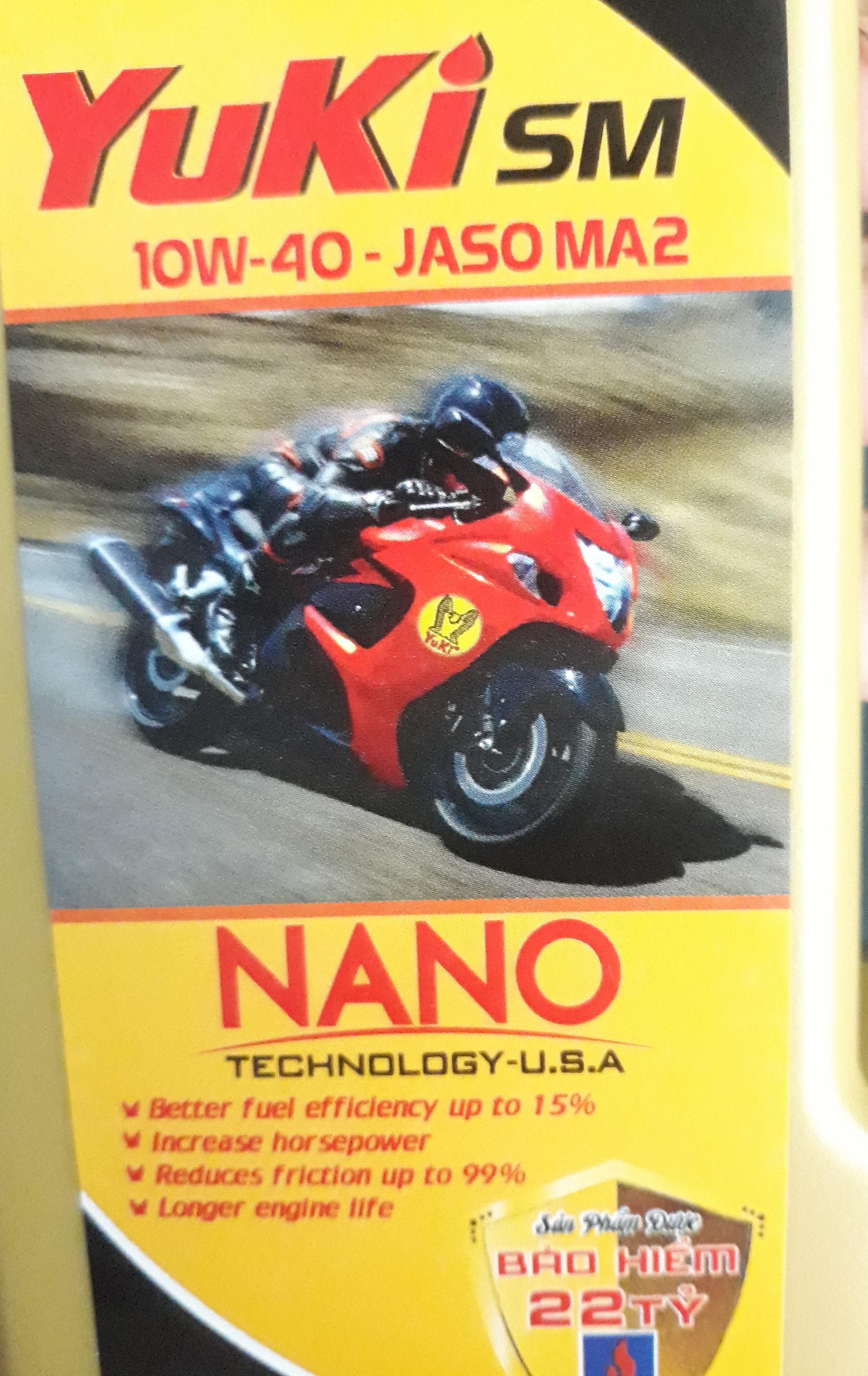 nhớt yuki nano xe số 1 lít