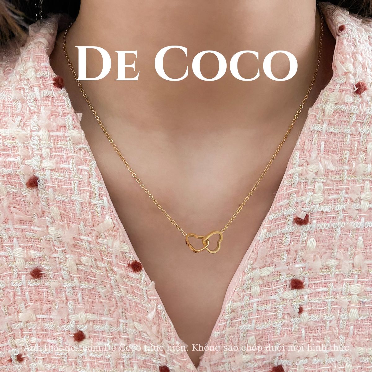 [KHÔNG ĐEN GỈ] Vòng cổ trái tim Saranghae De Coco