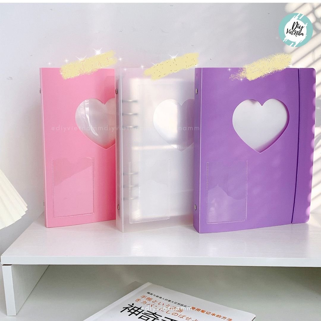 VỎ SỔ CÒNG A5 TRÁI TIM