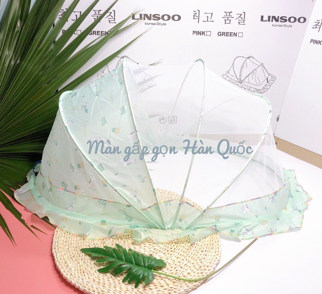 Mùng chụp lôi gấp gọn cho bé yêu