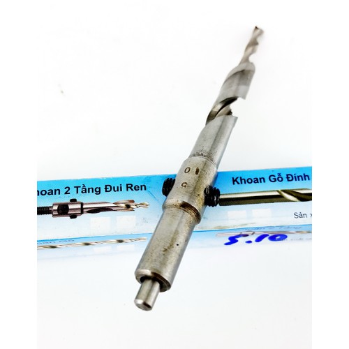 Mũi khoan gỗ 2 tầng dài 5*10