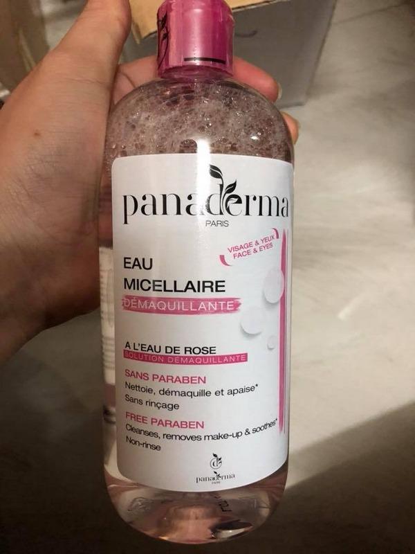 [HCM]Nước tẩy trang Panaderma Eau de rose – Hương Hoa Hồng Pháp 500ml