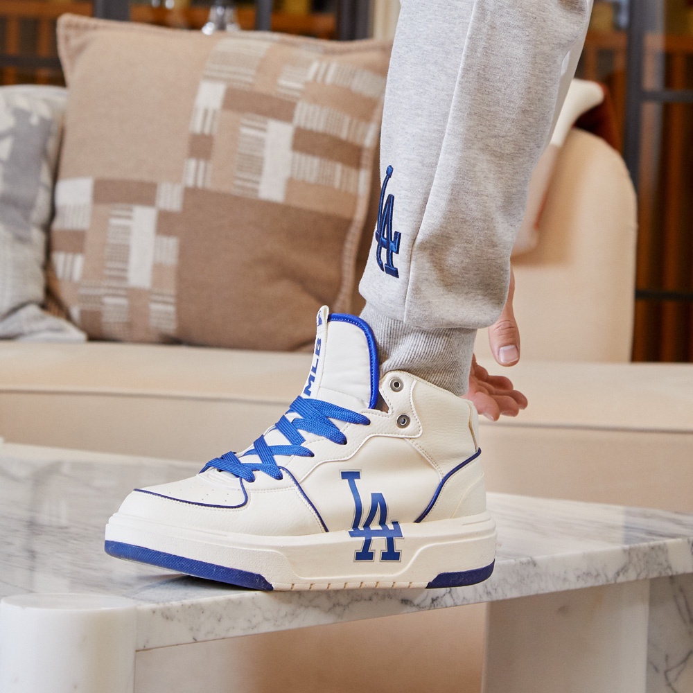 Giày Sneaker M.L.B Chunky Liner High LA Dodgers L.Blue ( Full box)