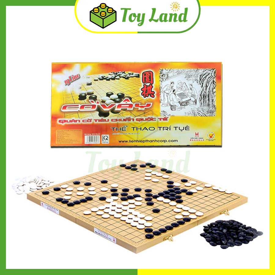 Cờ vây liên hiệp thành aaa bàn cờ 450 x 450mm 364 quân cờ siêu to đồ chơi trí tuệ thể thao