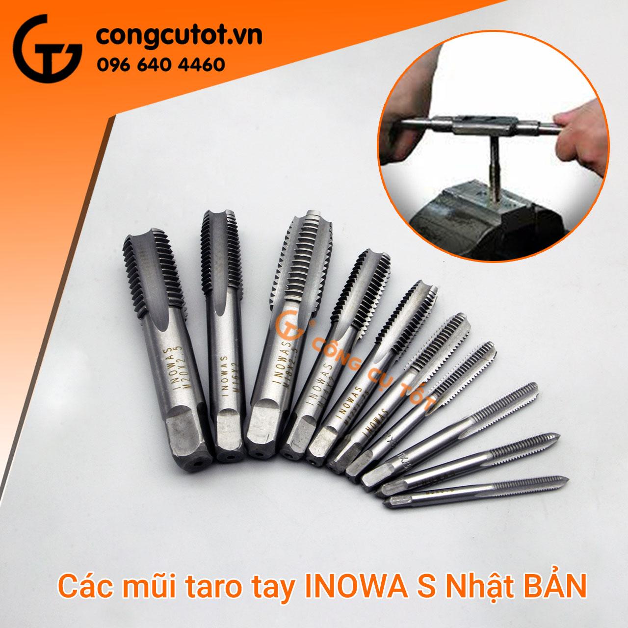 Taro tạo ren Inowas các cỡ 4-20L