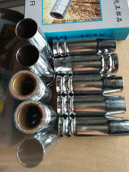 Bộ 10 chụp khí hàn mig 15AK