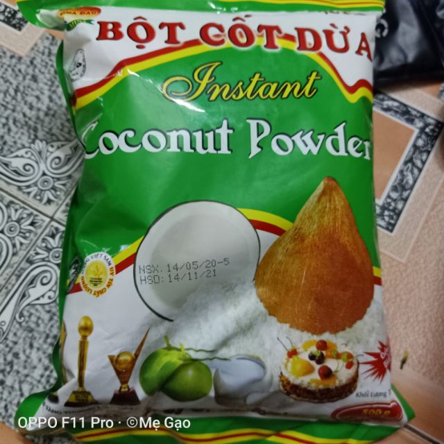 Bột Cốt Dừa MiNa Quả Đào 10 Gói