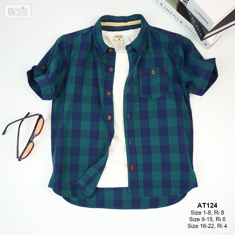 Áo sơ mi size đại cho bé trai A027 B2KiD