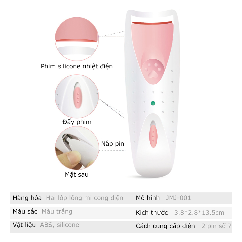 [HCM] Dụng Cụ Uốn Cong Lông Mi Bằng Điện Randy