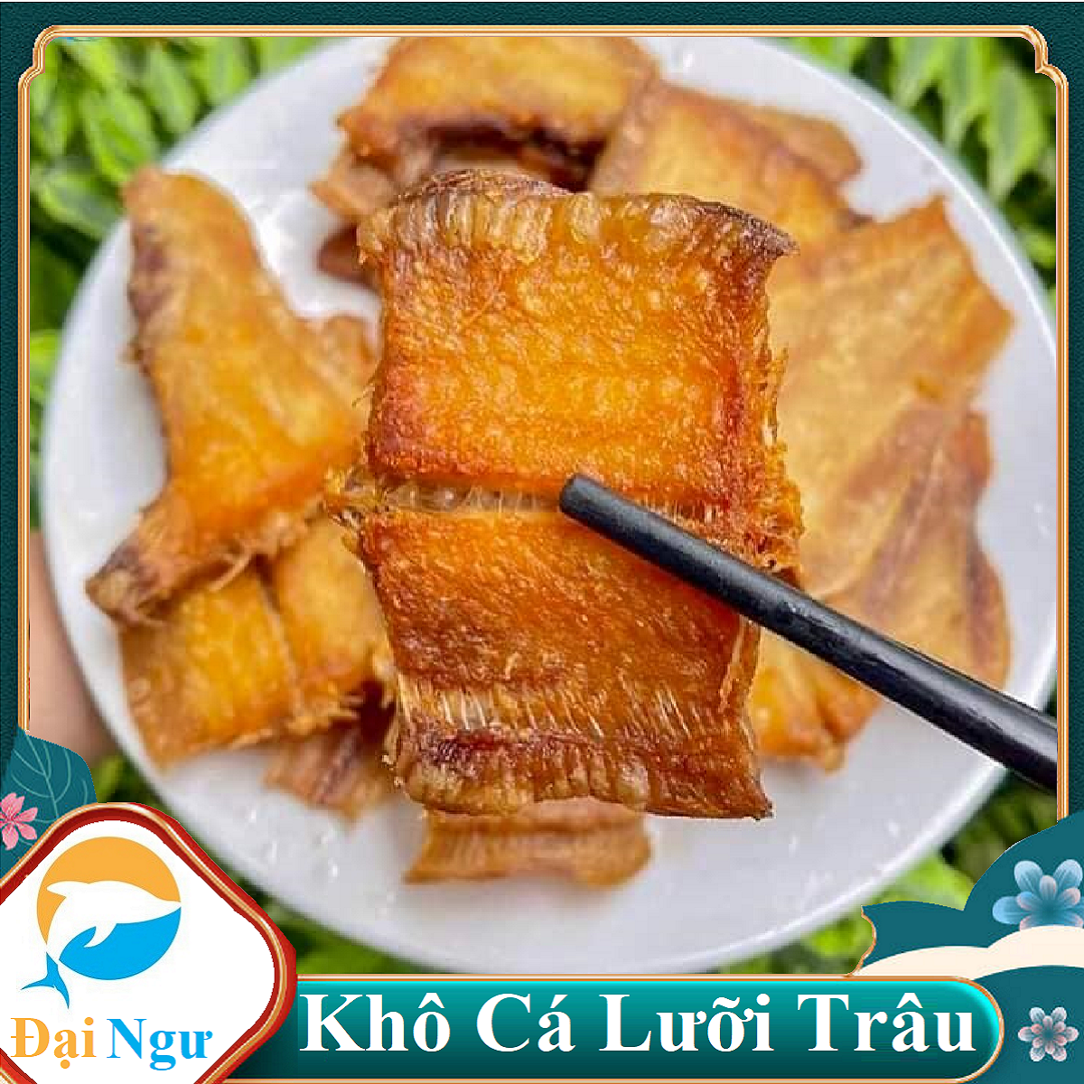 Khô cá lưỡi trâu loại trung đặc sản cà màu--đại ngư