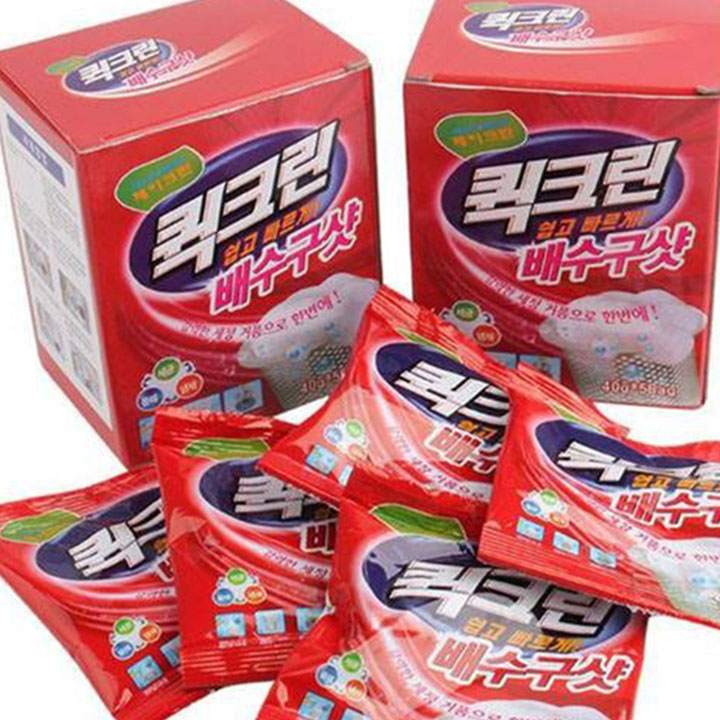 Bột thông tắc cống hàn quốc (hộp 5 gói)