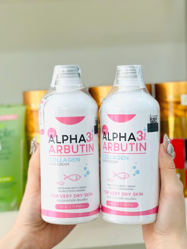 Sữa tắm kích trắng alpha arbutin