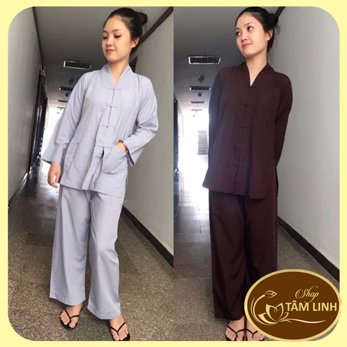 Đồ Lam Đi Chùa _ Mẫu La Hán Nữ
