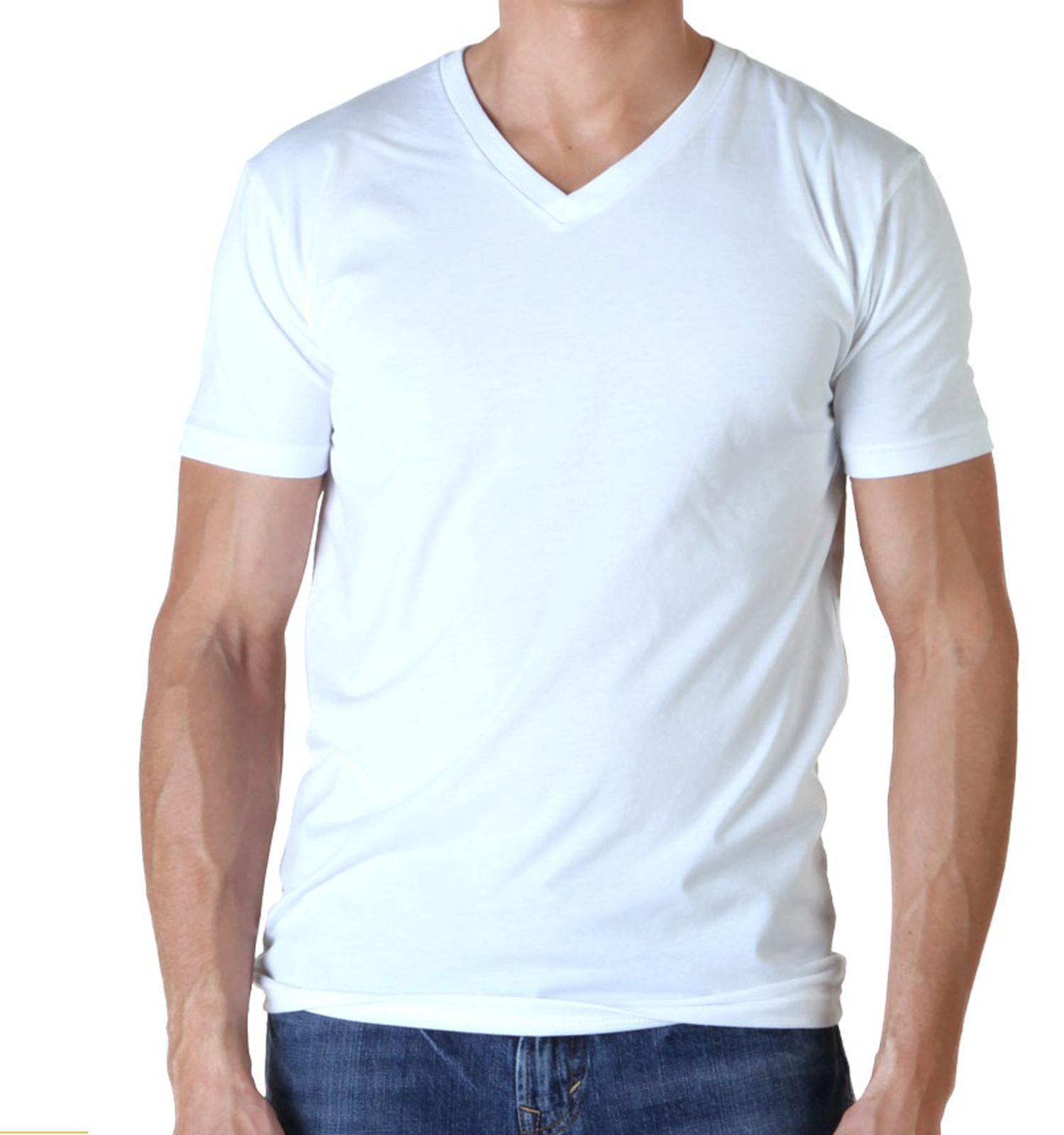 [HCM]Áo thun nam cổ tim cao cấp COTTON mềm mịn siêu mát (Trắng)
