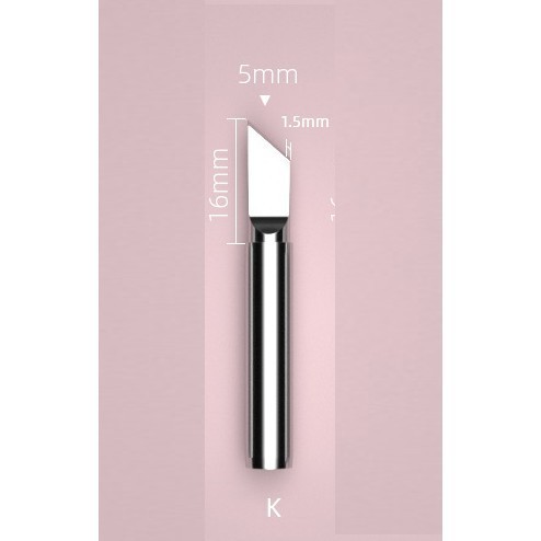 Combo 10 mũi hàn đồng cho mỏ hàn nhiệt 936 (kiểu mũi cong)