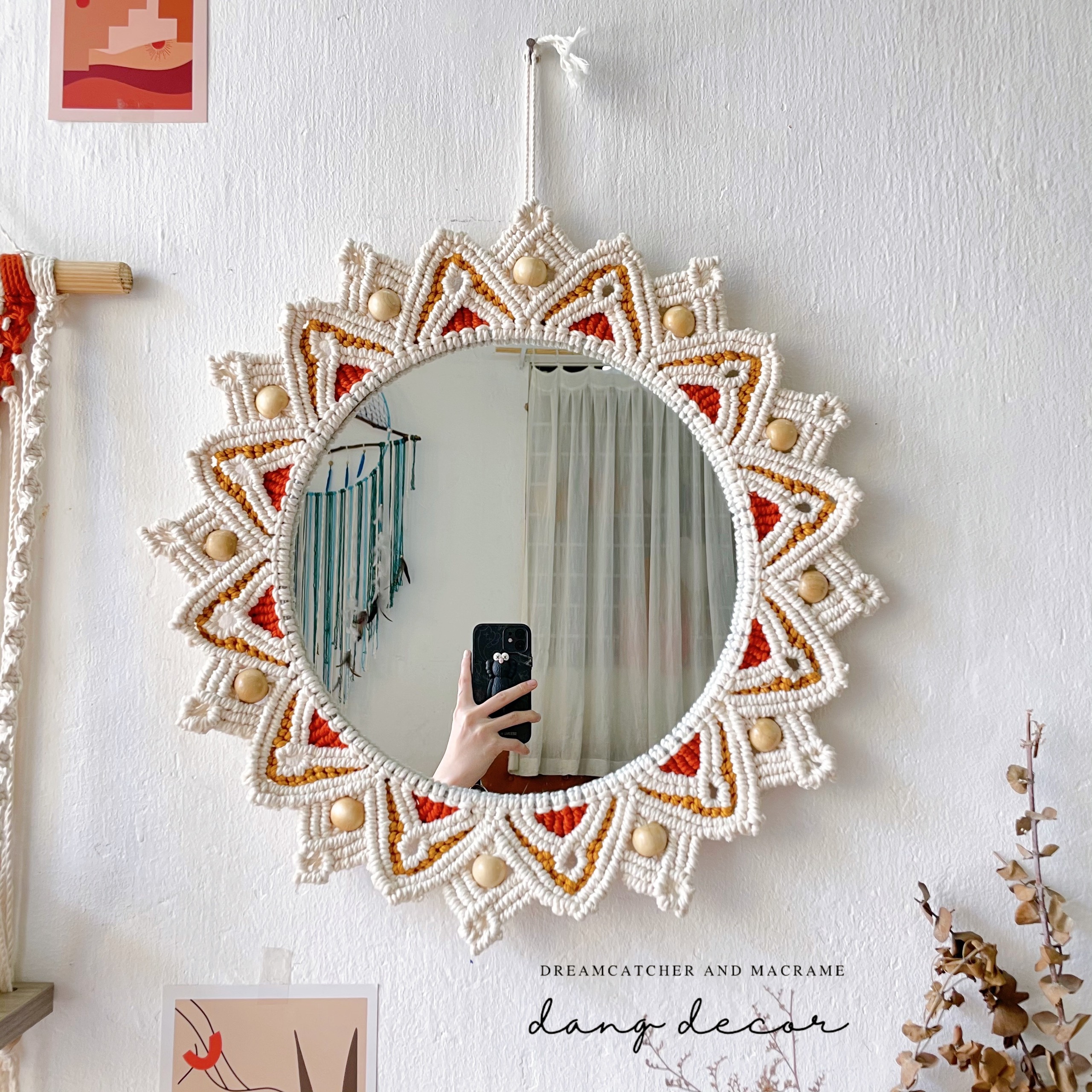 Dang Decor - Set Gương Kệ Treo Tường GK02 (Có Tách Lẻ)