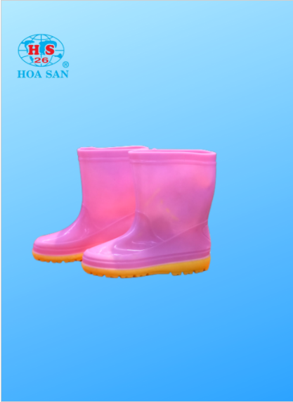 Ủng trẻ em Hoa San nhiều màu size 28-37